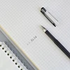 0.2mm Minimalist Style Extremely Fine Gel Pen Black Ink Smooth Writing Student Writing Stationery Office Signature Pen 4