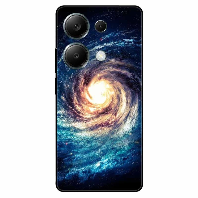 For Redmi Note 13 Pro 4G Case Global Silicon Fashion Space Wolf TPU Painted  Coque Funda for Xiaomi Redmi Note 13Pro 4G Cover - AliExpress