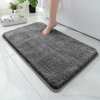 Thick Plush Anti-Slip Bathroom Mat 1