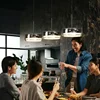 LED Modern Minimalist Dining Table Light, Glass Restaurant Pendant Light, Restaurant Light, Home Decoration, Indoor Lighting 4