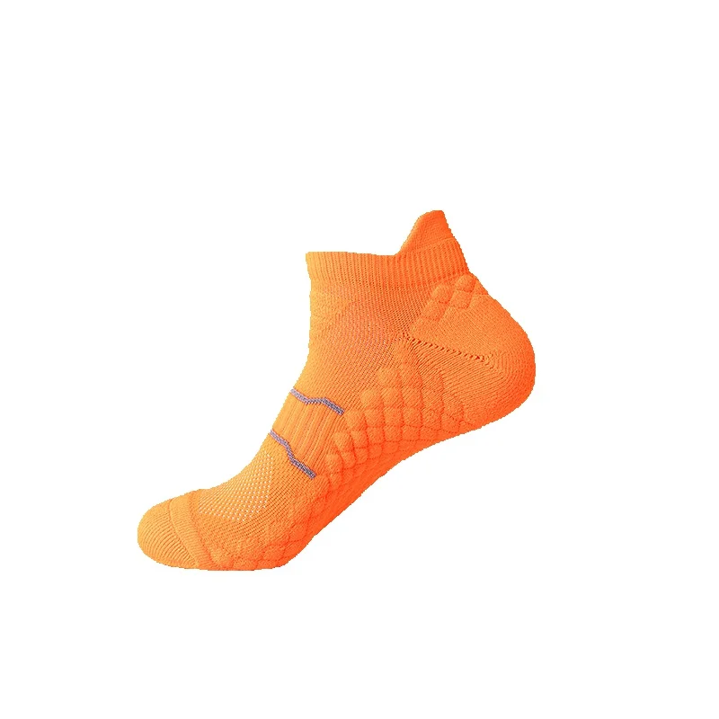 2025e Professional Marathon Towel Bottom Running Unisex Tube Breathable Sports Low Cut Short Socks_voghion.com