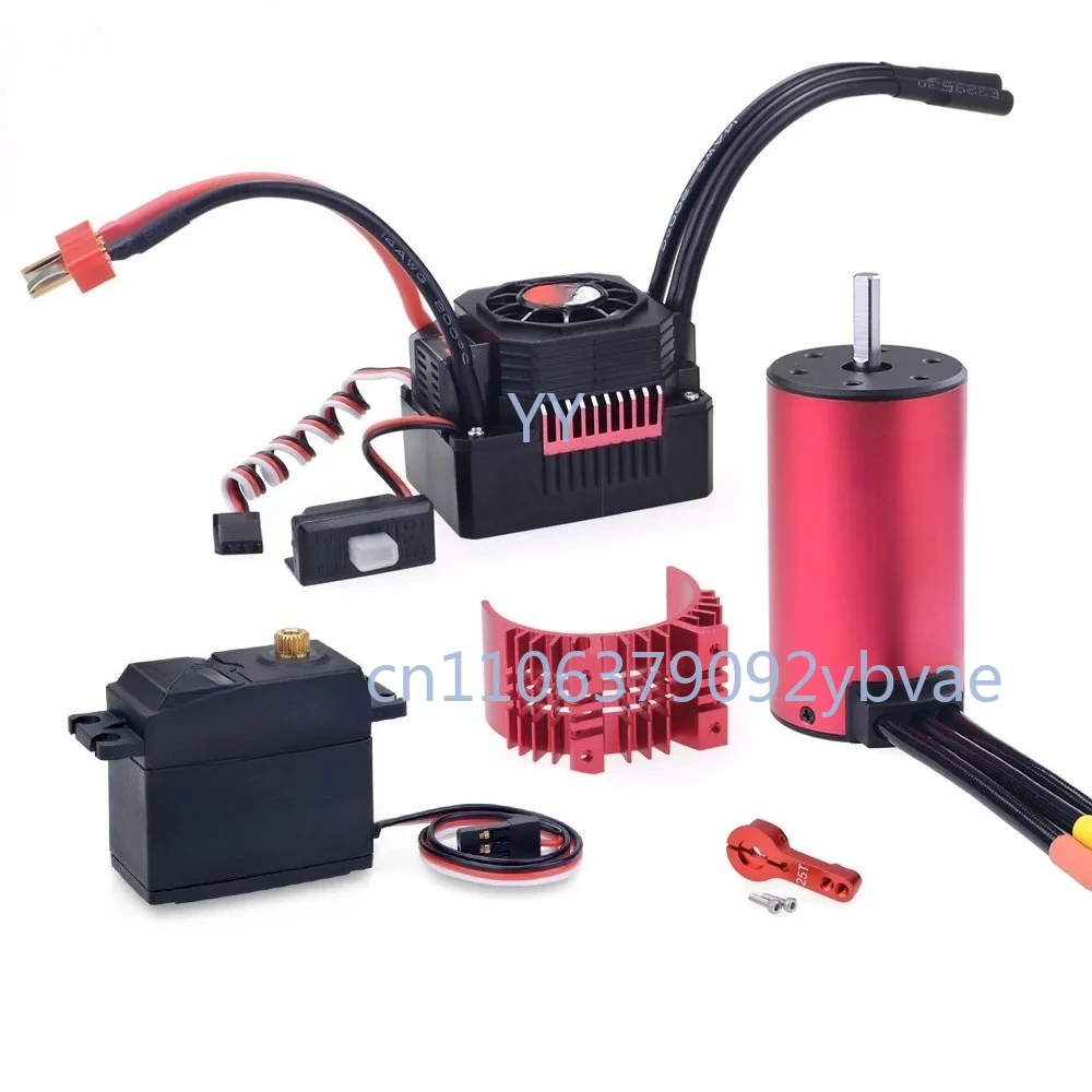 3665 브러시리스 모터 2900KV 80A ESC(히트 싱크 포함) RC 자동차용 ..
