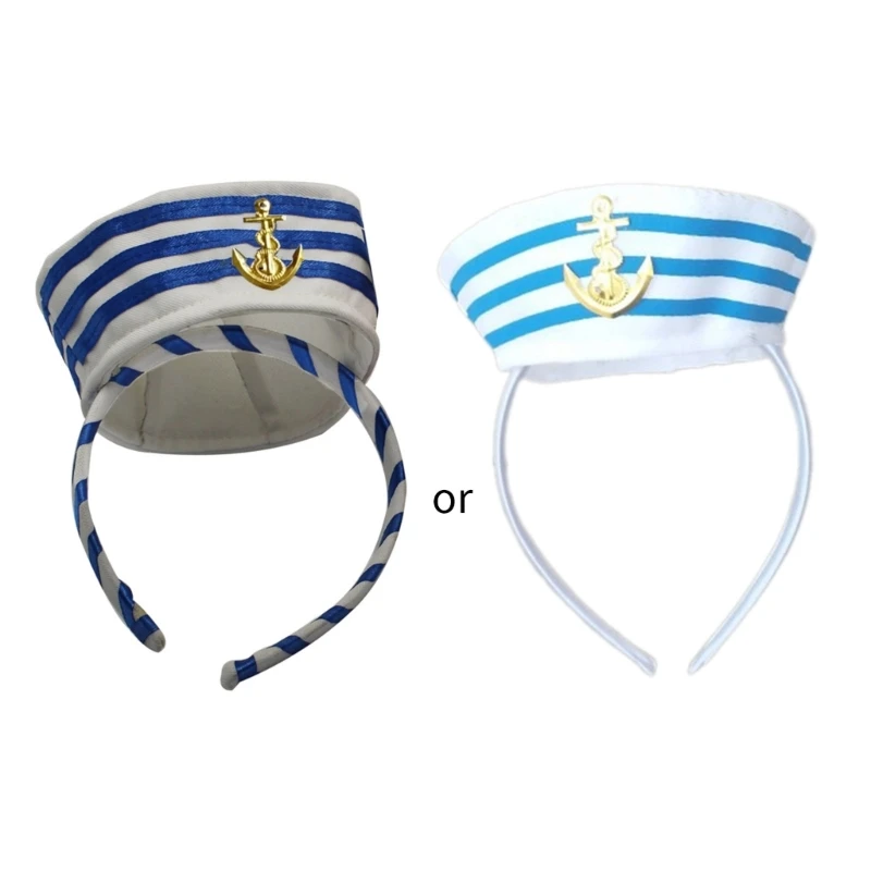 

Navy Adult Kids Halloween Cosplay Hairband Delicate Hat N7YF