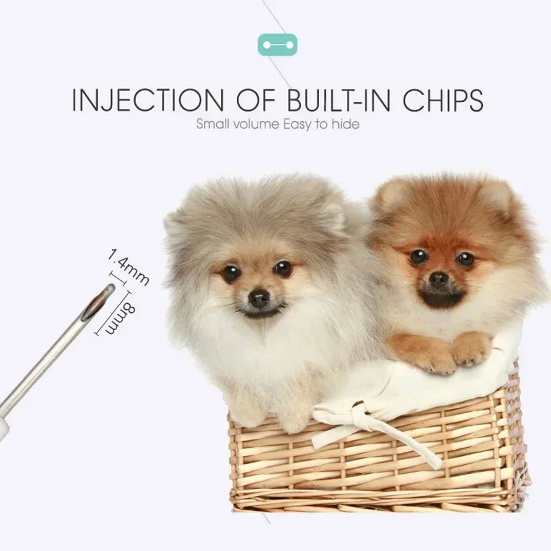Pet Microchip 134.2KHz Animal Syringe EM4305 ID Chip ISO11784/11785 FDX-B Animal Injection Microchip 20pcs For Dog Cat pet microchip syringe