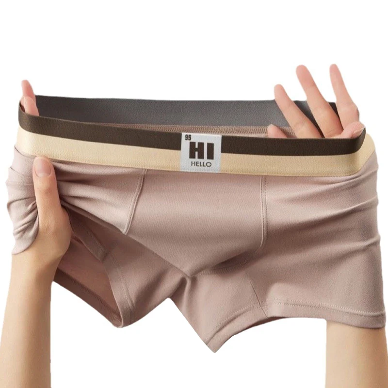 4 Pcs/Lot Men's Korean Style Boxers Intimate Underware Homme Thermal Shorts  Sexy Lingerie Underpant Boxer Briefs  Panties