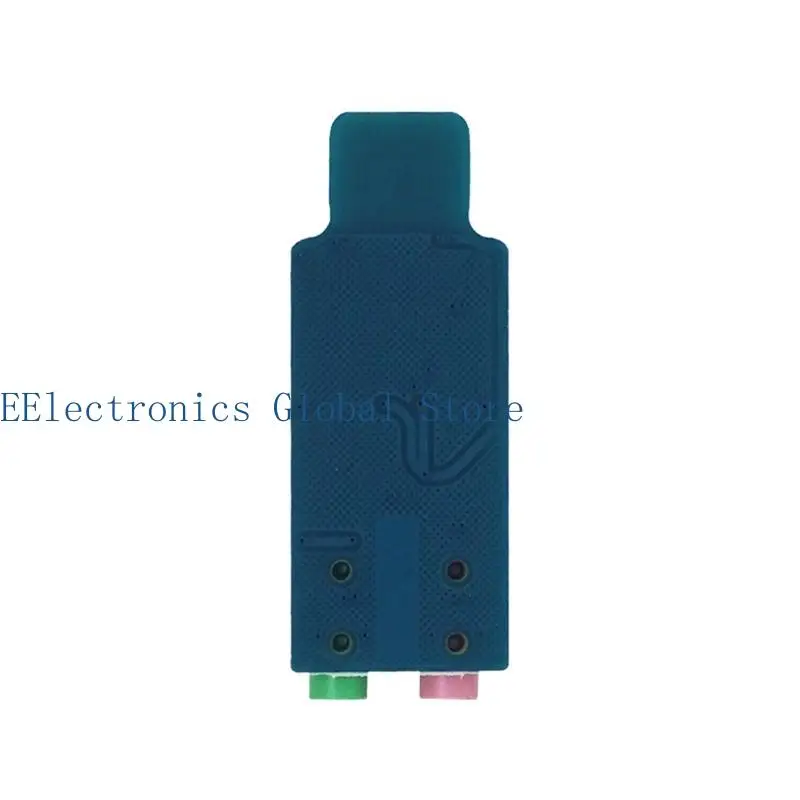 462B 3.5mm CM108 USB 드라이브가 없는 사운드 카드 외부 사운드 카드 모듈 노트북 컴퓨터
