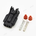 5 Set Connettori Elettrici Auto KET SWP 2 Pin Maschio/Femmina Impermeabili Con Terminali E Guarnizioni MG640322/MG610320 - 2