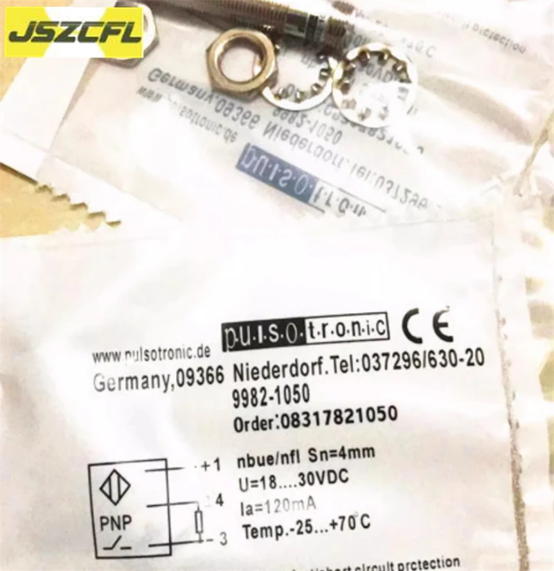 

1 шт. Новый Индуктивный бесконтактный переключатель 9982-1050 10-30 В постоянного тока мА 4 мм для пульсотроника Бесплатная доставка