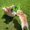 Pet Dog Toy Ball Wobble Wag Giggle Sound-Emitting Glow Ball Interactive Dog Toy Funny Indoor or Outdoor Play Agility Training 5