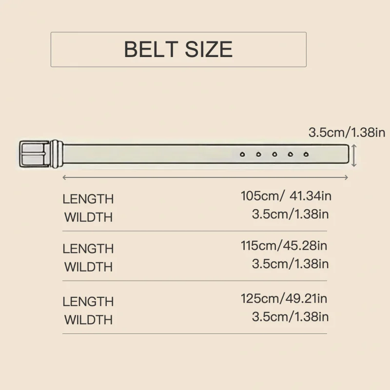 Ceinture formelle pour homme