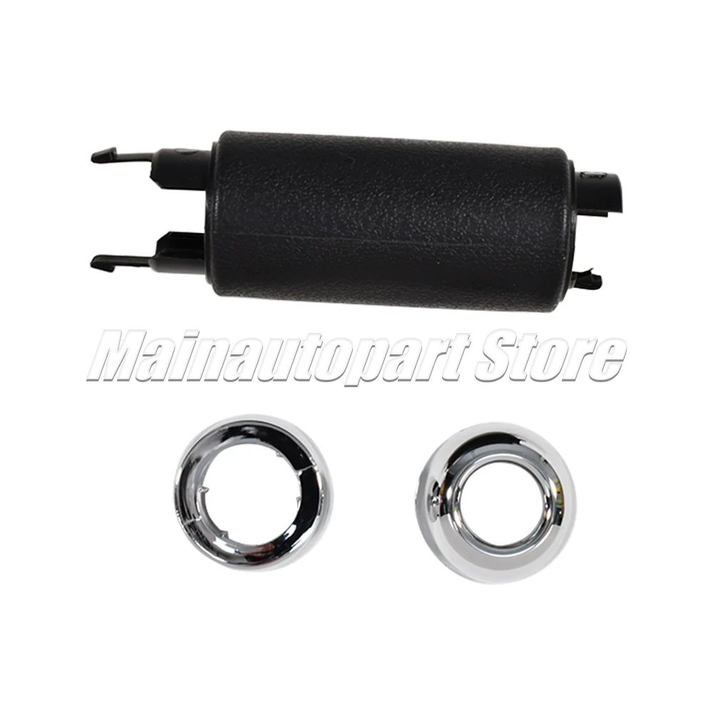 For MINI R50 R52 R53 R55 R56 R57 R58 R59 Ergonomic Parking Brake Grip 34406774436 Black Handbrake with Chrome Accents