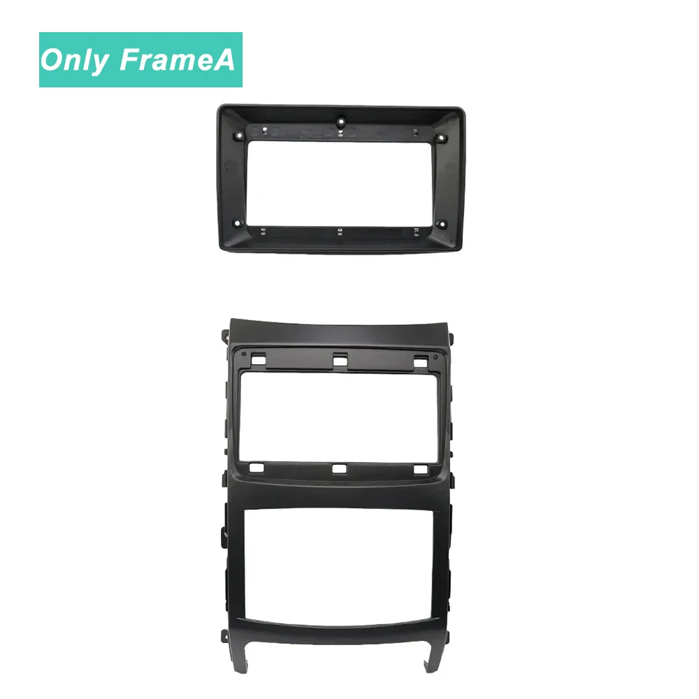 9 inç Araba DVD Radyo Çerçevesi Fasya Paneli 2 Din Dash Kurulum Kiti Hyundai Veracruz ix55 2007-2013