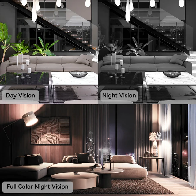 1-4Set Cameras Wifi Video Surveillance 4X Zoom IP Outdoor 8/3MP Security Protection Monitor Home Wireless Track Alarm Waterproof 5