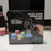 Drinking Game with Wire Man Adults Buzz Wire Game Buzz Wire Drinking Game Kit with 4 Shot Glasses for Adults Family Bachelorette 1