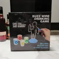Drinking Game with Wire Man Adults Buzz Wire Game Buzz Wire Drinking Game Kit with 4 Shot Glasses for Adults Family Bachelorette 1