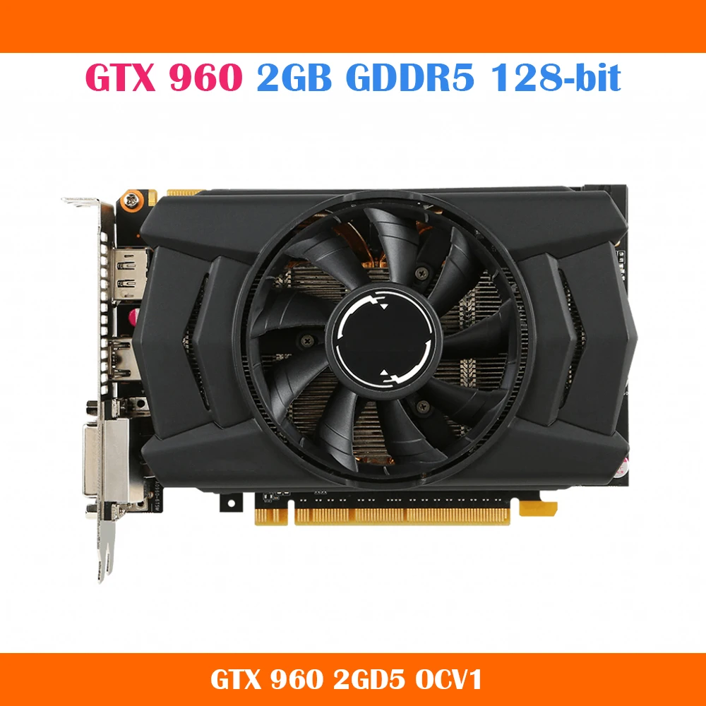 GTX 960 2GB Graphics Card For Msi GDDR5 7010MHz Video Card Original Quality Work Fine graphics cards computer Graphics Cards