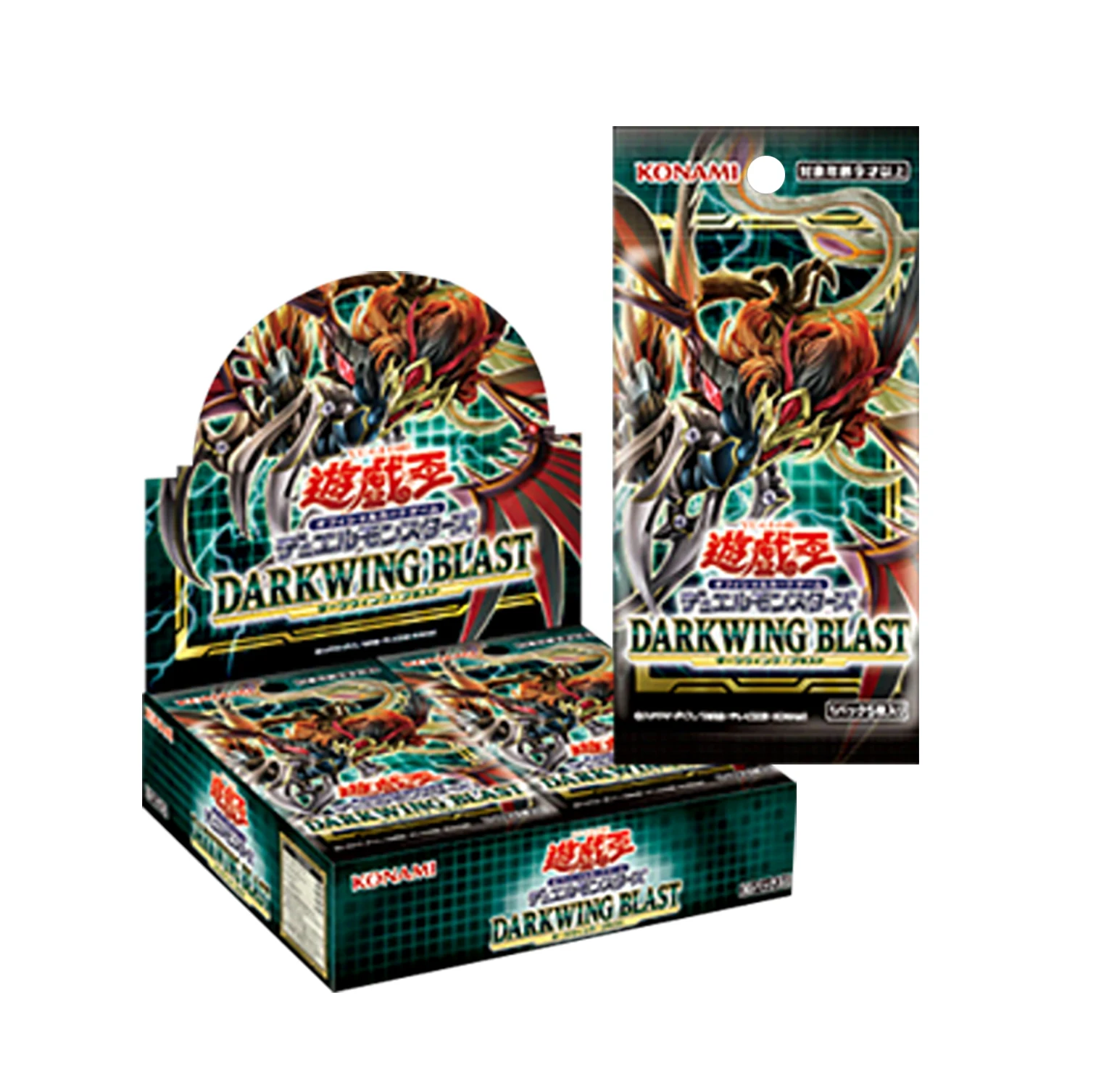 

Yu-Gi-Oh1110 Blackwing/Blackwing - Shamal the Sandstorm First Edition Japanese Booster DRAKWING BLAST Original Box