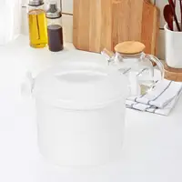 Rice Cooker,Microwave Rice Maker,Microwave Tools,Cookware,Nonstick 2L Microwave Steamer Cooker,Pasta Cooker for Oatmeal Ramen 1