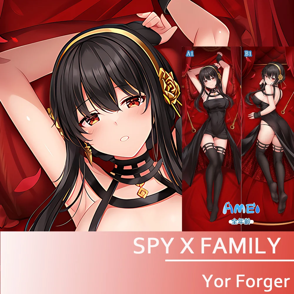 

SPY X Family Yor Forger Dakimakura Cover Anime Cosplay Accessories Cute Hugging Body Pillow Case Two Side Pillowcase