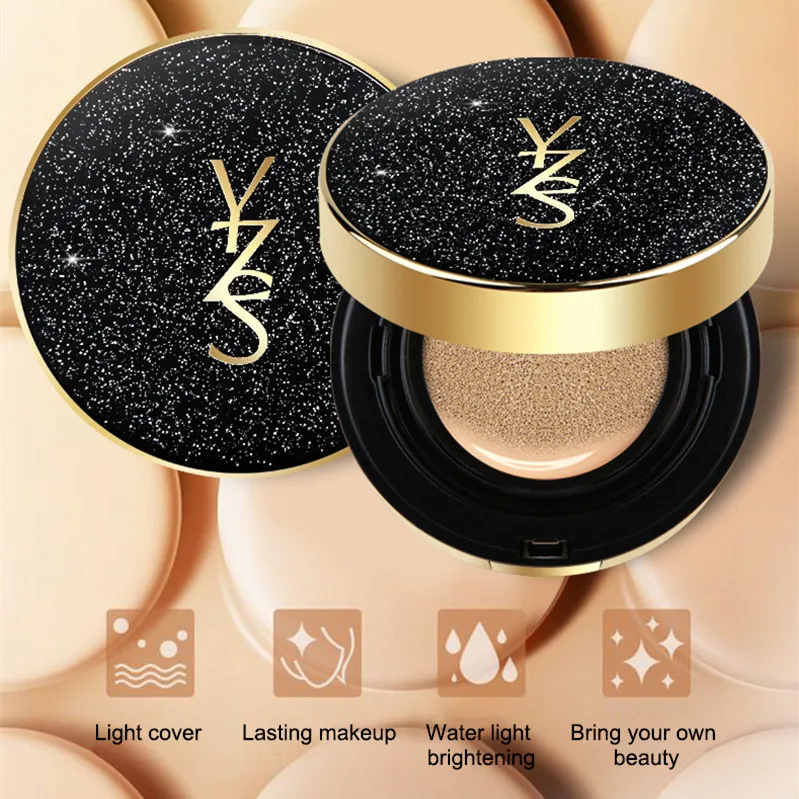 3 Color Air Cushion Cc Cream Natural Moisturizing Oil Control Concealer Isolation Long Lasting