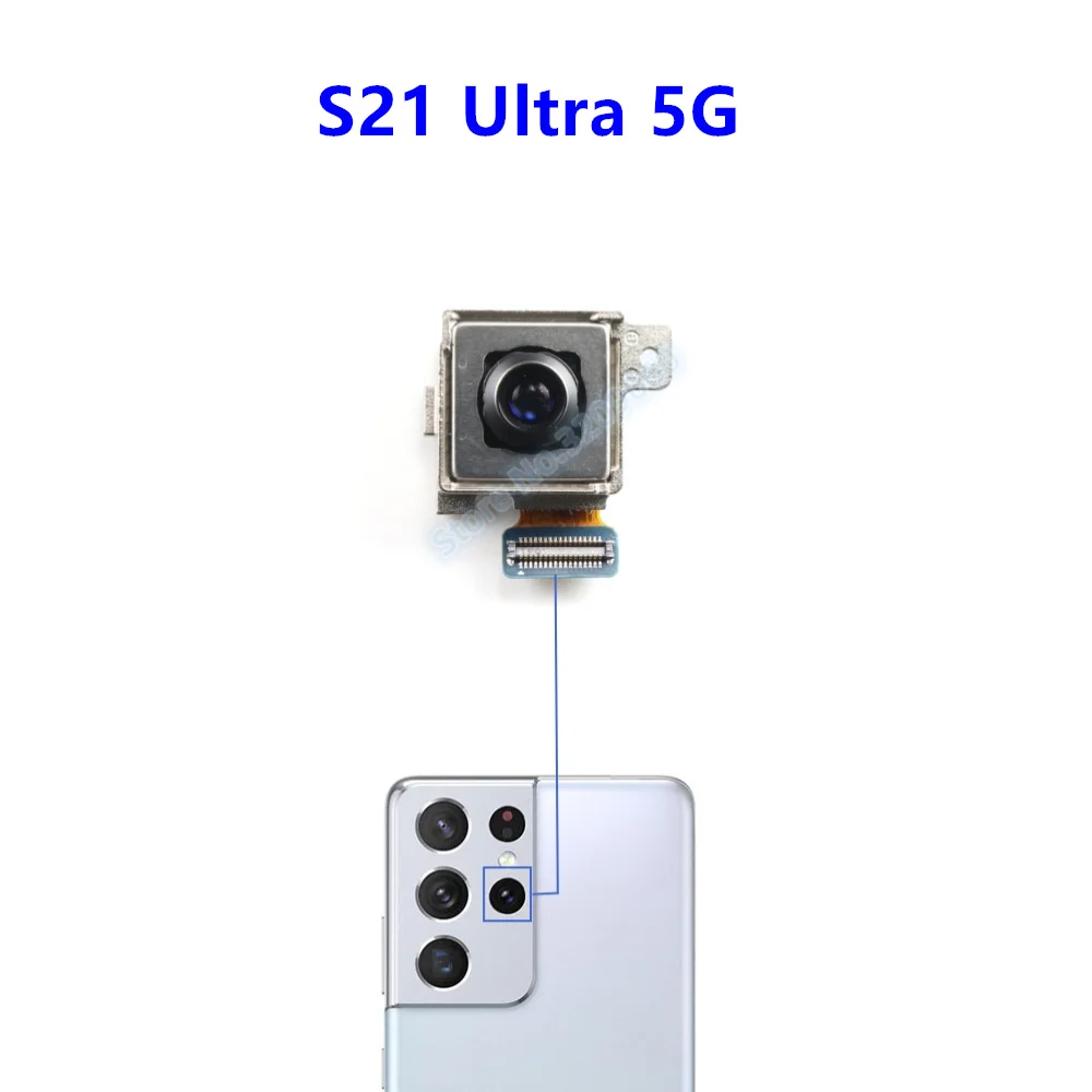 Kit Caméra Remplacement Galaxy S21 Ultra 5G SM-G998B - Téléobjectif + Profondeur + Principale + Grand Angle, Pièce Neuve Vérifiée - 6