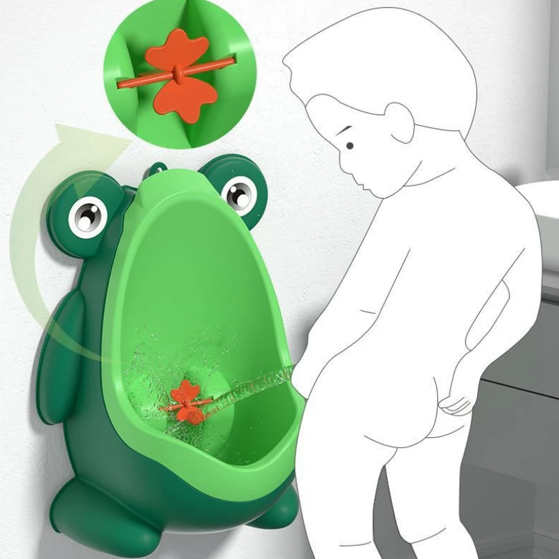Cartoon Baby Boys Standing Potty Wall-Mounted Urinals Toilet Training Children Stand Vertical Urinal Potty Pee Infant Toddler 5