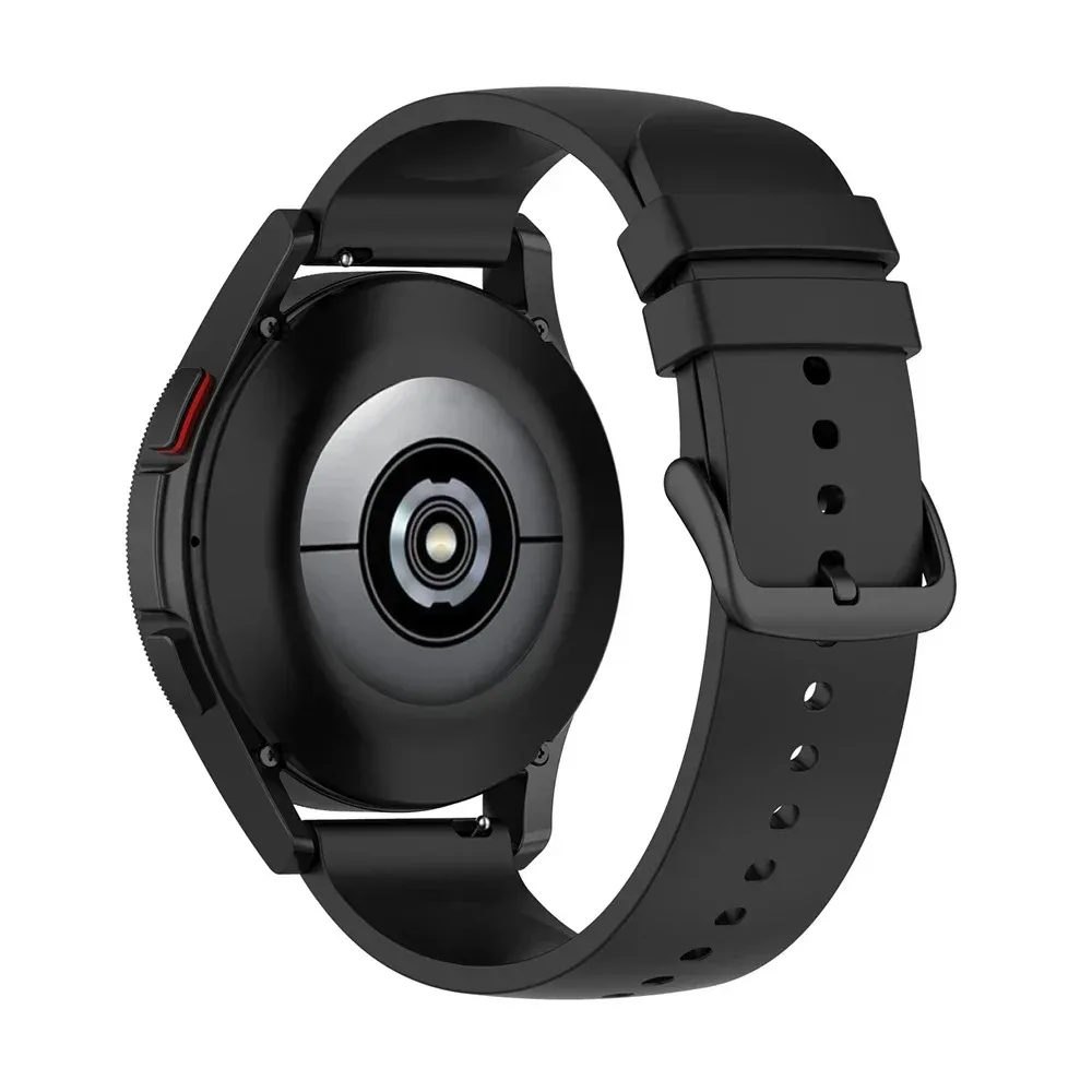 Sleek 20mm Silicone Watch Strap Bracelet