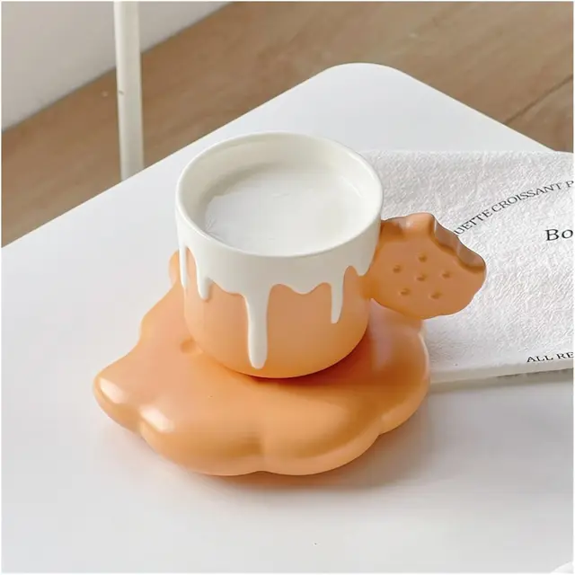 Ceramic mugs, mugs, coffee cups and teacups for  use, delicate cups, , mugs, biscuits, coffee cups and saucers, ceramic cups, hi 2