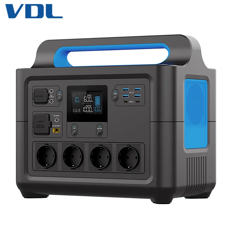 VDL HS1200 1200W Portable Power Station 960Wh Outdoor Solar