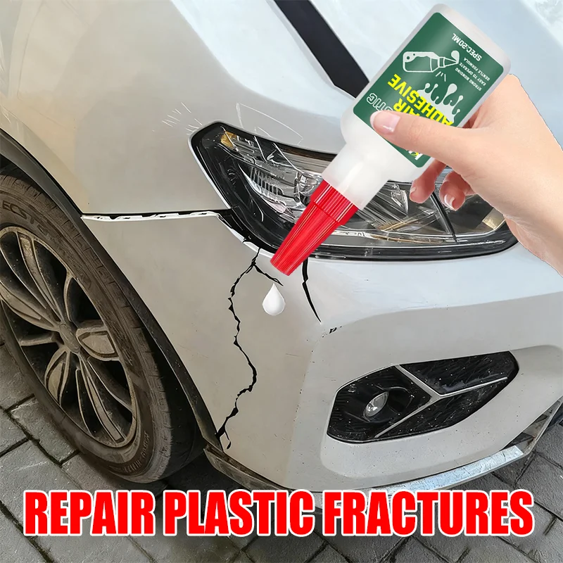 Automotive Plastic Adhesive - Car Bumper Repair, Strong Bond, Flexible, Easy to Apply, Weatherproof, Quick-Drying, 20ml - 4