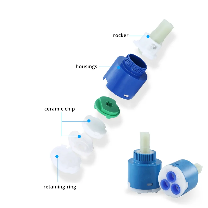 Kitchen Faucet Cartridges removal Tool Diameter 35mm-40mm Ceramic Mixer tap Cartridge for Heater Mixer Accesoriories Decoration faucet cartridge mixer tap replacement