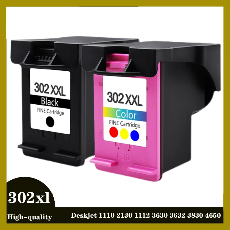 Rigenerato Per Cartuccia D'Inchiostro Hp 302Xl 302 Xl Per Stampante Hp Deskjet 1110 2130 1112 3630 3632 3830 4650 4652 4528 4527 4523