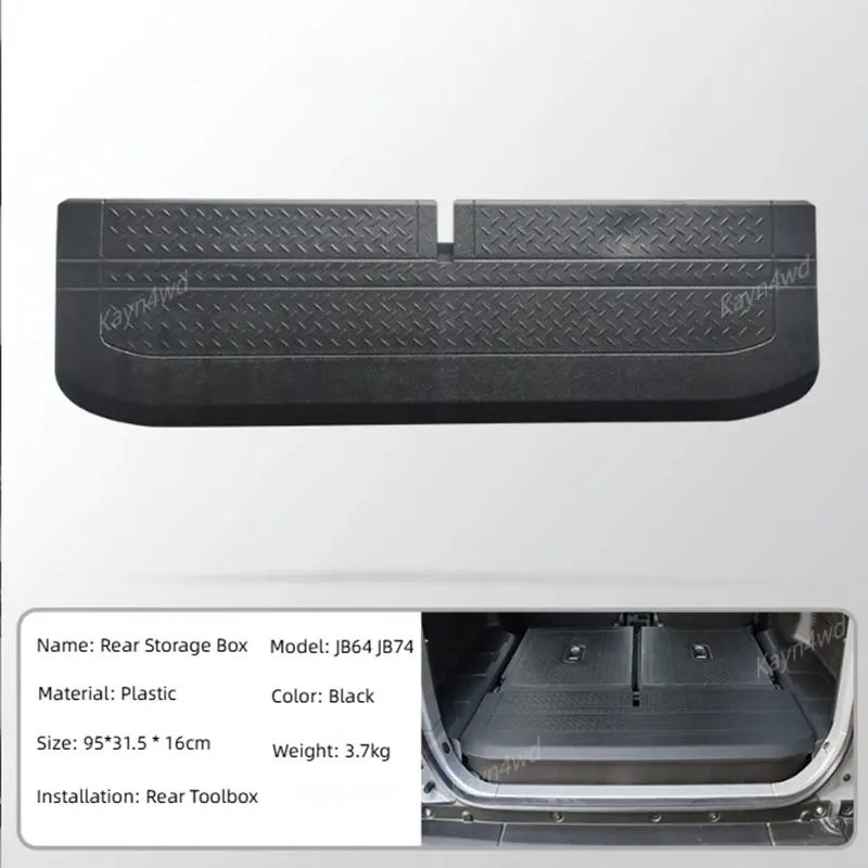 Car Trunk Organizer Off Road 4x4 Interior Accessories Rear Storage Box Trunk Toolbox for 3 Door + Suzuki Jimny JB64 JB74 Trunk Tool Storage Box