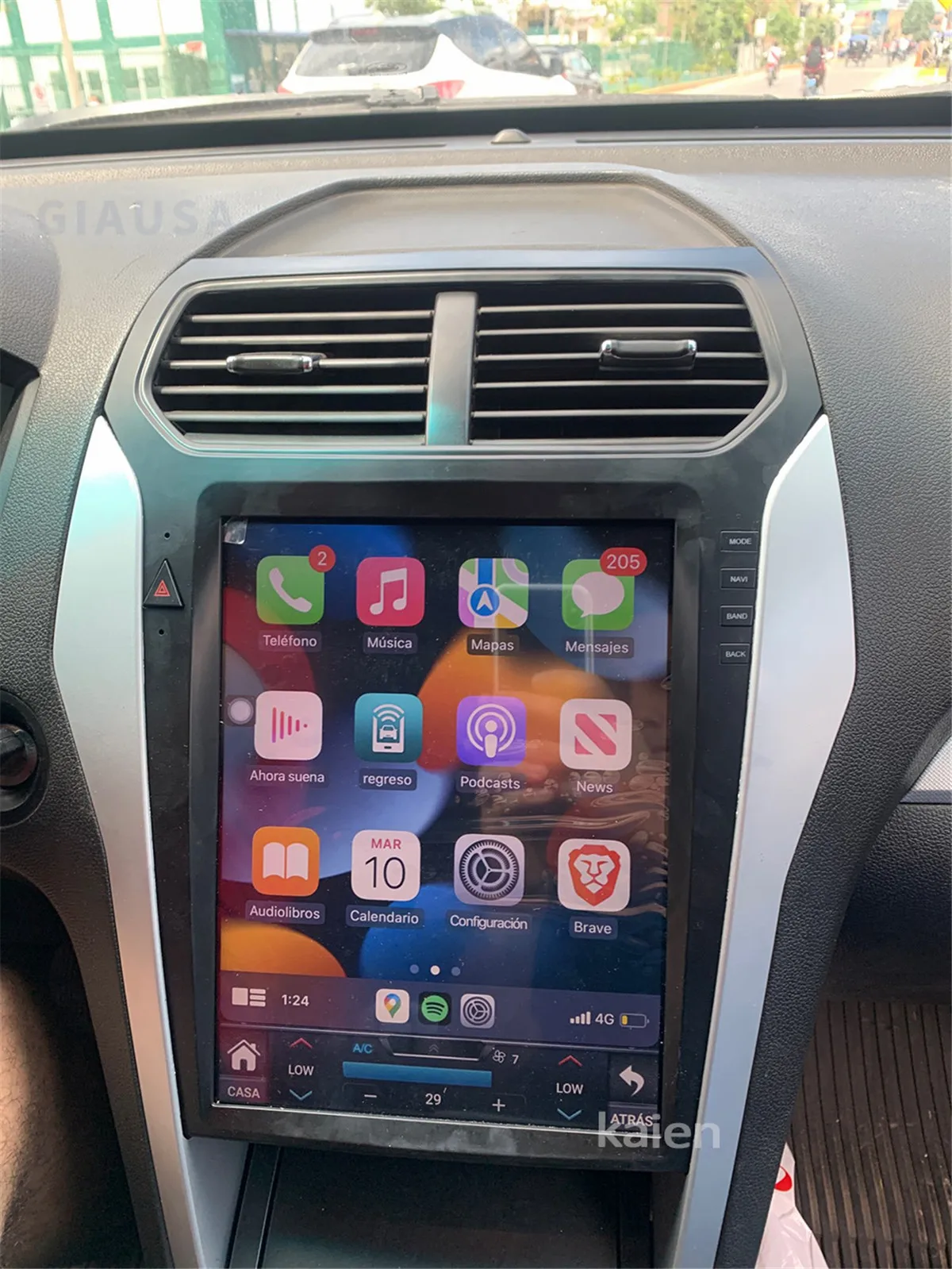 

Android 12 For Ford Explorer 2011-2019 Tesla Car Radio Carplay Vertical Screen GPS Navigation Android Multimedia DVD Player Unit