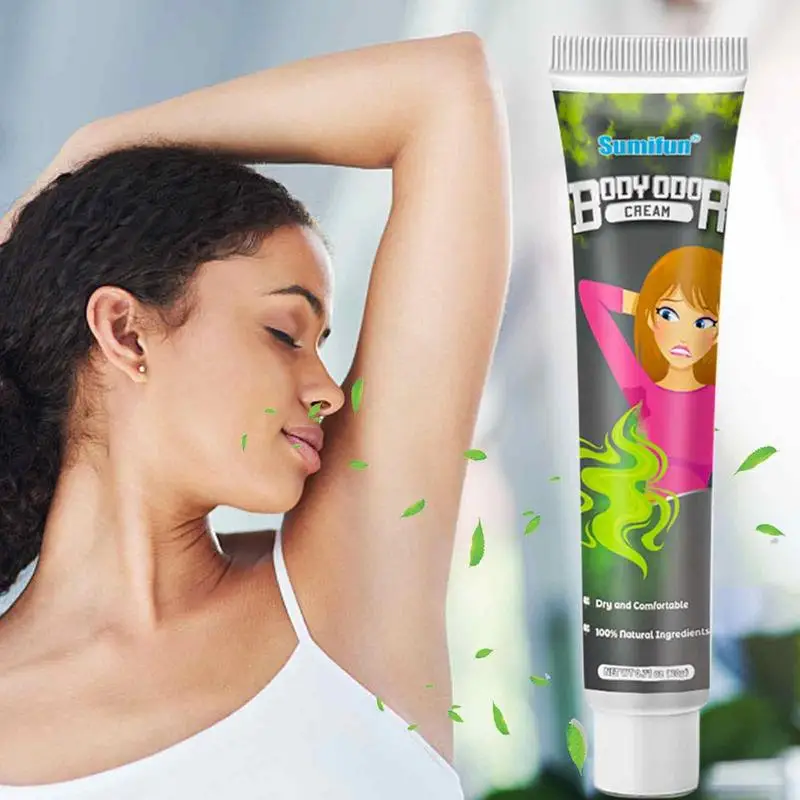 Body Odor Remove Cream Underarm Bad Smell Sweating Removal Armpit Refreshing Deodorant Cream