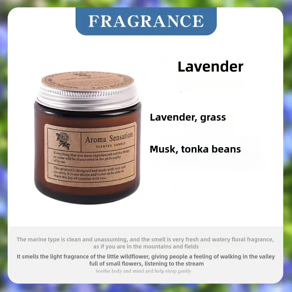 Luxury Aromatic Soy Candle Gift for Home and Wedding Decor