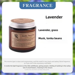Luxury Aromatic Soy Candle Gift for Home and Wedding Decor (Lavender)