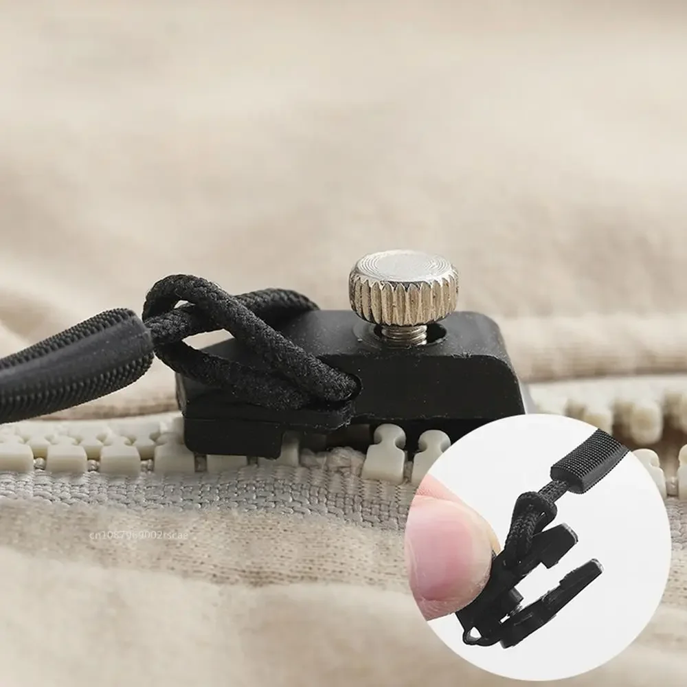 Durable Zipper Repair Kit Removable Replacement Bad Buckle Zipper Head DIY Metal Instant Puller Apparel Supplies zipper repair kit zipper pullers zipper sliders zipper heads zipper accessories