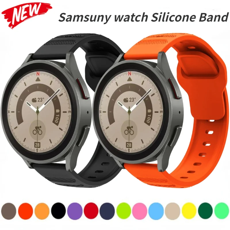 Cinturino In Silicone Da 22Mm 20Mm Per Samsung Galaxy Watch 5/4/3 Cinturino Traspirante Per Cinturino Huawei Watch 3/Gt Pro Amazfit Gtr/Gts
