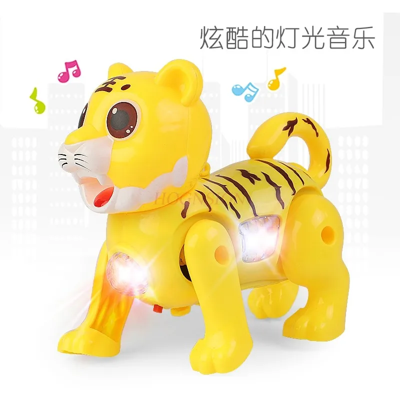 Tiger Year Gift Electric Rope Walking Tiger Luminous Band Music Electric Toy 4