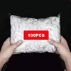100pcs Disposable Food Cover Plastic Food Bag Elastic Wrap Food Lid Bowl Dish Covers Shower Headgear Cap Kitchen Accessories 3