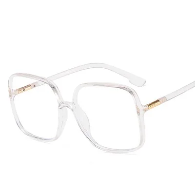 Stylish Oversized Transparent TR90 Unisex Glasses Frame