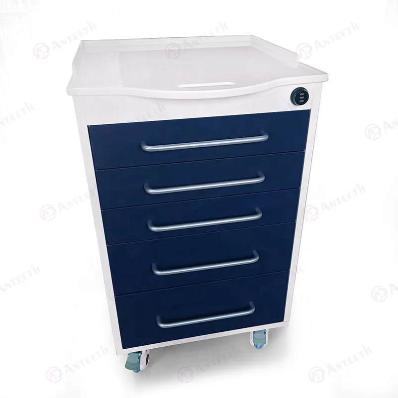 Dental Cabinet Furniture Clinic Stainless Steel Mobile Cabinet Design 3