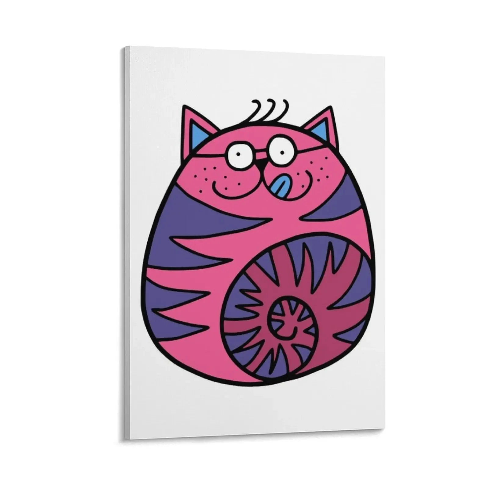 

Cat Doodle Canvas Painting Wall posters house decoration wall frame for living room decoration aesthetic
