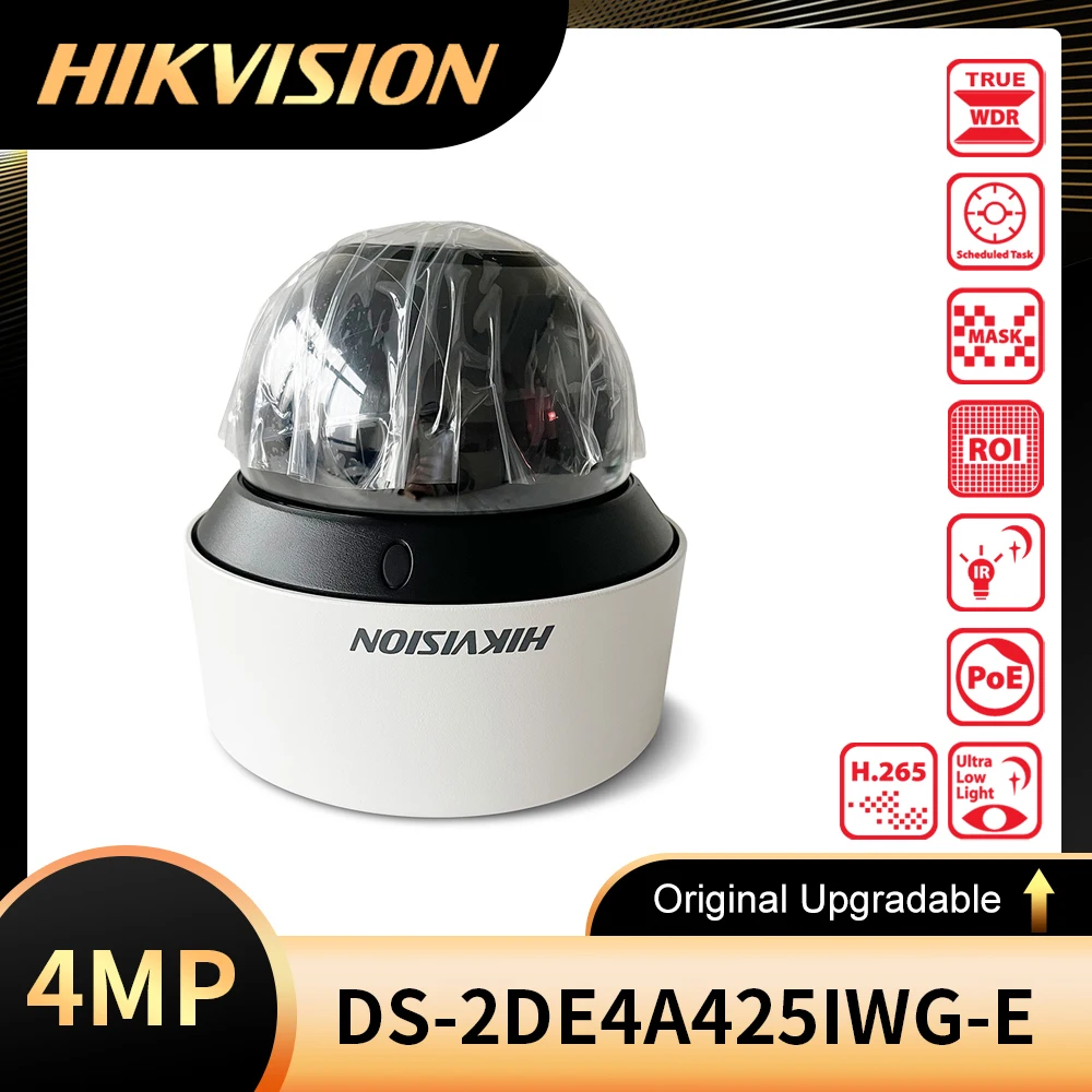 Originale Hikvision Ptz Ds-2De4A425Iwg-E 4 Pollici 4Mp Ip66 Ir Sorveglianza 25X Poe Alimentato Da Darkfighter Ir Network Speed Dome
