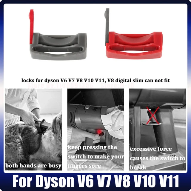 Verrou de déclenchement pour aspirateur Dyson V6 V7 V8 V10 V11, pièces  détachées