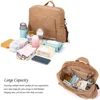 Soboba Large Capacity Diaper Backpack for Mom with Soft Corduroy Fabric and Convenient Design 3