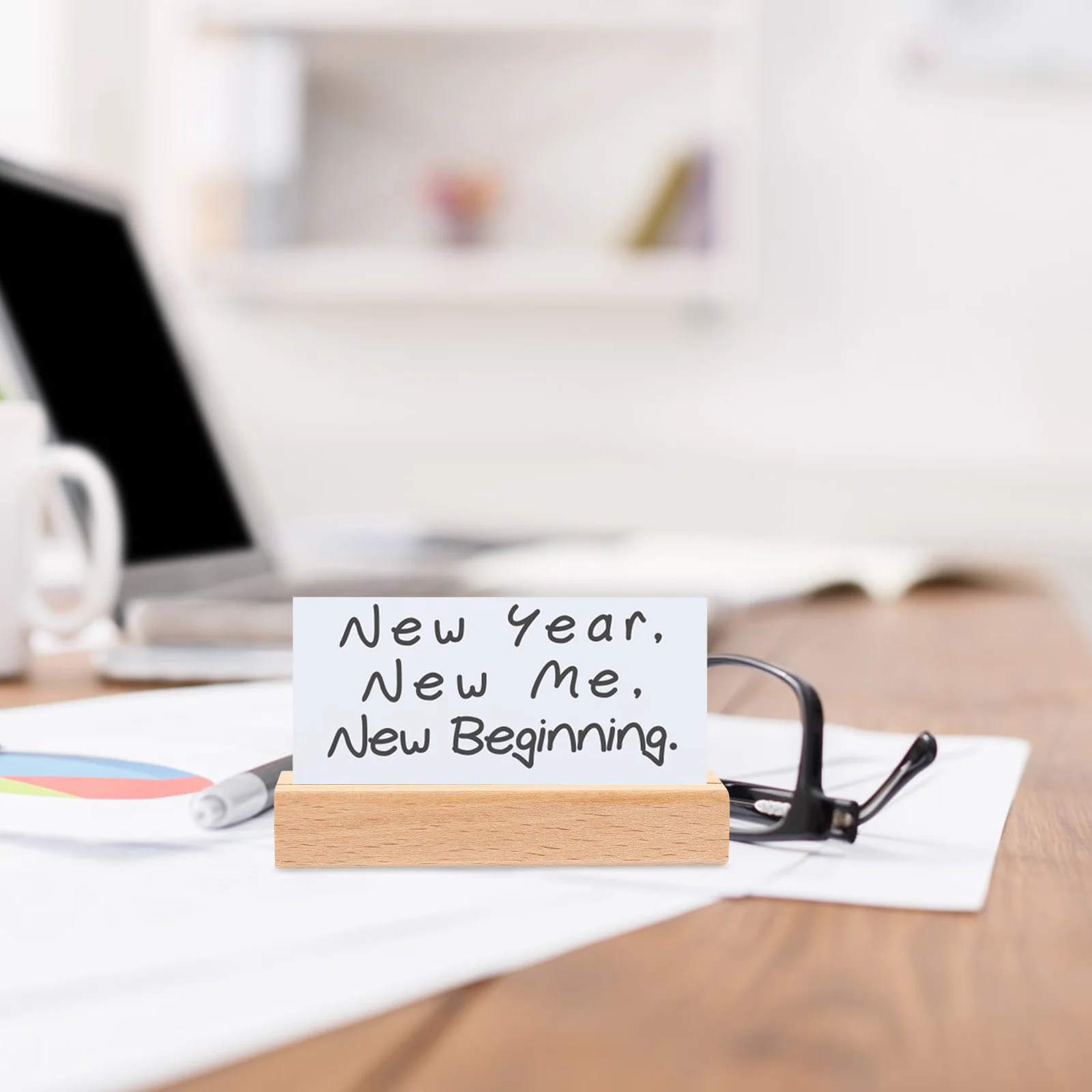 

6 шт., деревянные держатели для карт