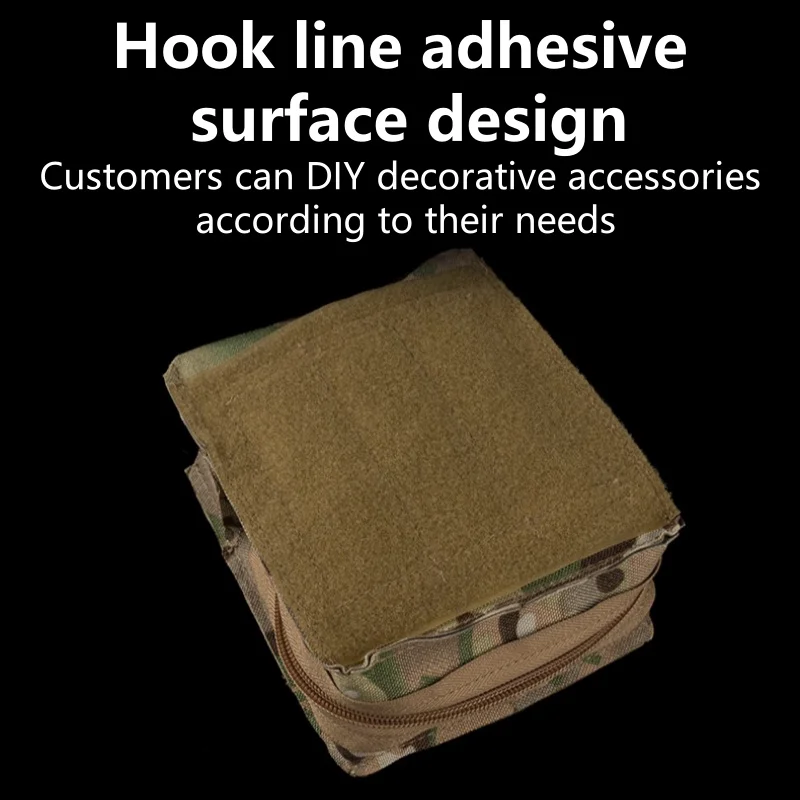 Universal GP Sub Package (M) MOLLE Mounting Package With Hook And Loop Velvet Design Multifunctional Large Storage 6