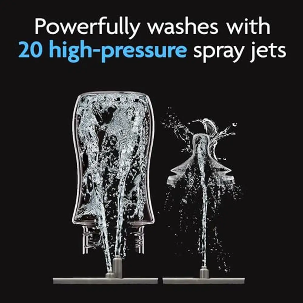 Baby Bottle Washer Sterilizer Dryer with Detergent Tablets Wash Sterilize Dry Kills 99.9% Germs Large Capacity Eco-Friendly Baby 4